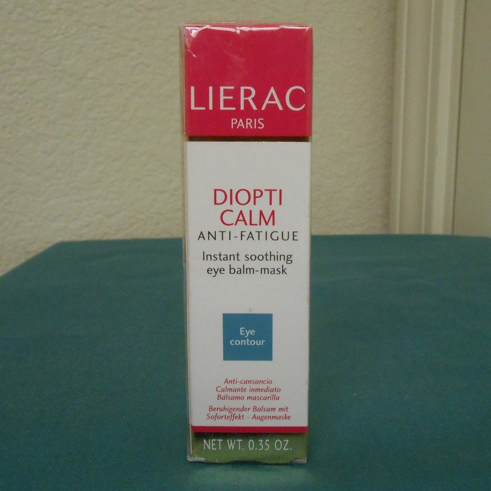 Lierac Paris Soothing Eye Balm/Mask Anti Fatigue Diopti Calm 0.35 oz/10 ml New